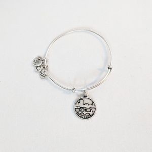 Alex and Ani Silver Boston Charm Bracelet